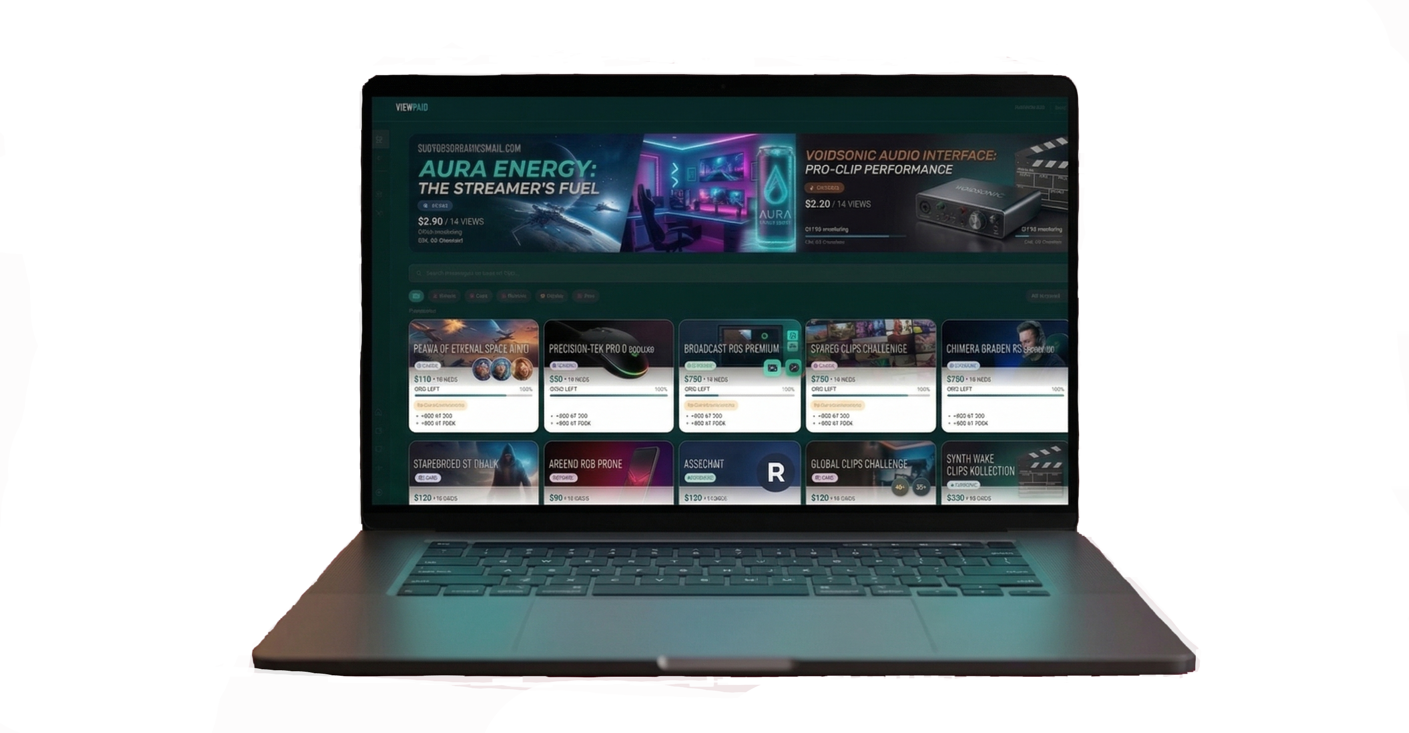 ViewPaid dashboard